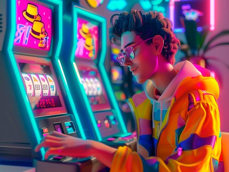 Antarmuka permainan Microgaming dengan kontrol yang responsif di mobile